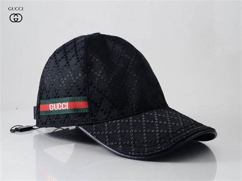 casquette gucci noir homme|chapeaux gucci homme.